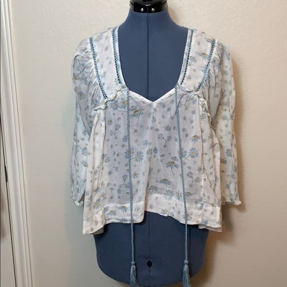 Free People Boho Top Size XS - Picture 2 of 6